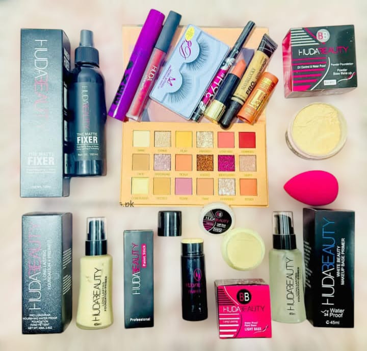 14-in-1 Huda Beauty Makeup Bundle - Perfect Beauty Kit for All Your Makeup Needs