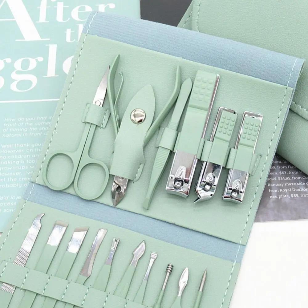 16-Piece Beauty Essentials Set in Use - Nail Grooming
