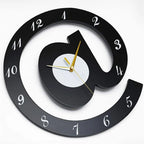 3D Wooden Wall Clock Decorative Showpiece - Close Up Detail
