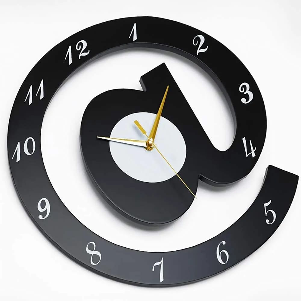 3D Wooden Wall Clock Decorative Showpiece - Close Up Detail