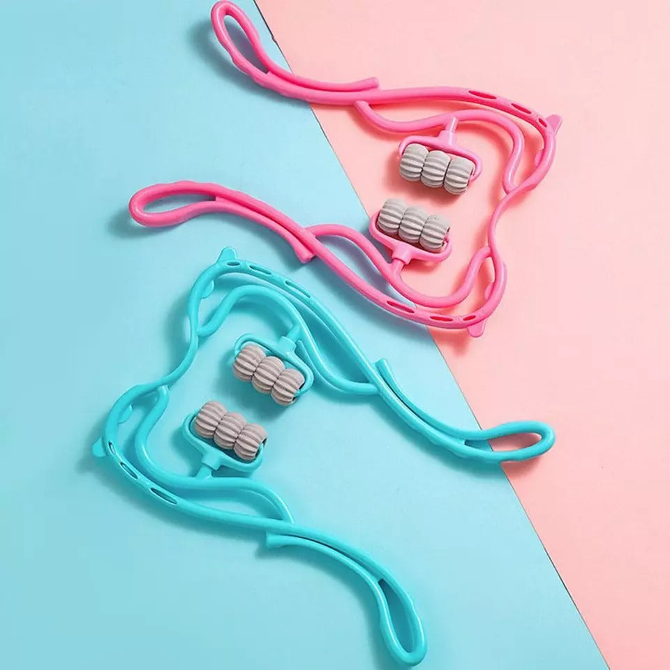 6 Wheel Pressure Point Massager - Ergonomic Grip Design