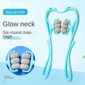 6 Wheel Pressure Point Neck Massager - Front View