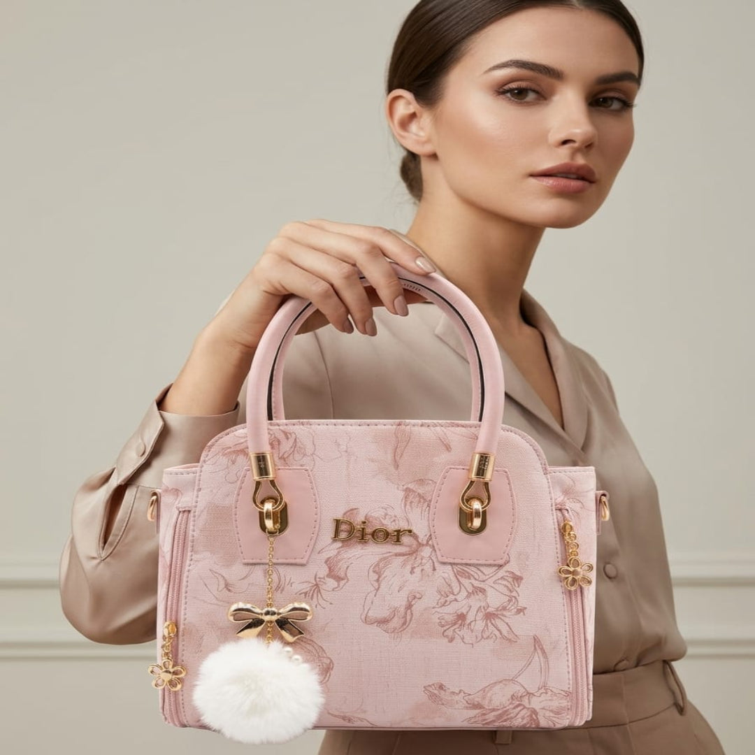 Floral Print Ladies Handbag