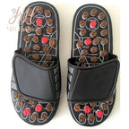 Acupressure Massaging Slippers - Foot Pain Relief in Use