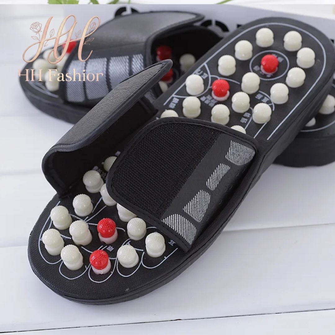 : Acupressure Massaging Slippers - Front View