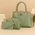 Ladies handbag set with spacious compartments