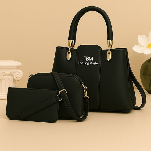 Large, medium and small handbag combo for ladies