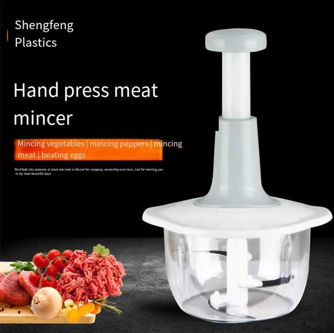 Manual Hand Push Chopper Affordable Price - Front View