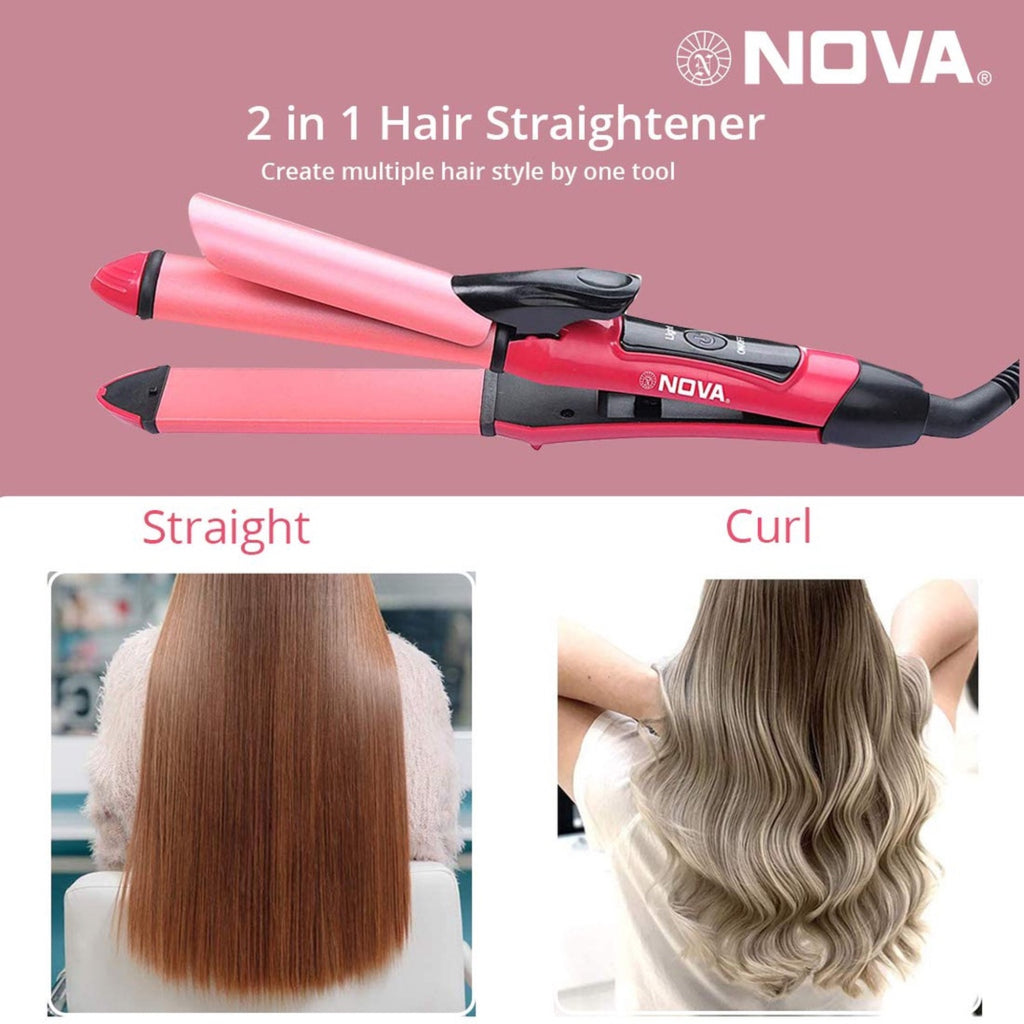  Nova Hair Straightener and Curler - Model NH-2009 Packaging