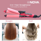  Nova Hair Straightener and Curler - Model NH-2009 Packaging