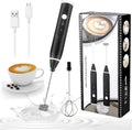 Rechargeable coffee beater with 3-speed electric frother design