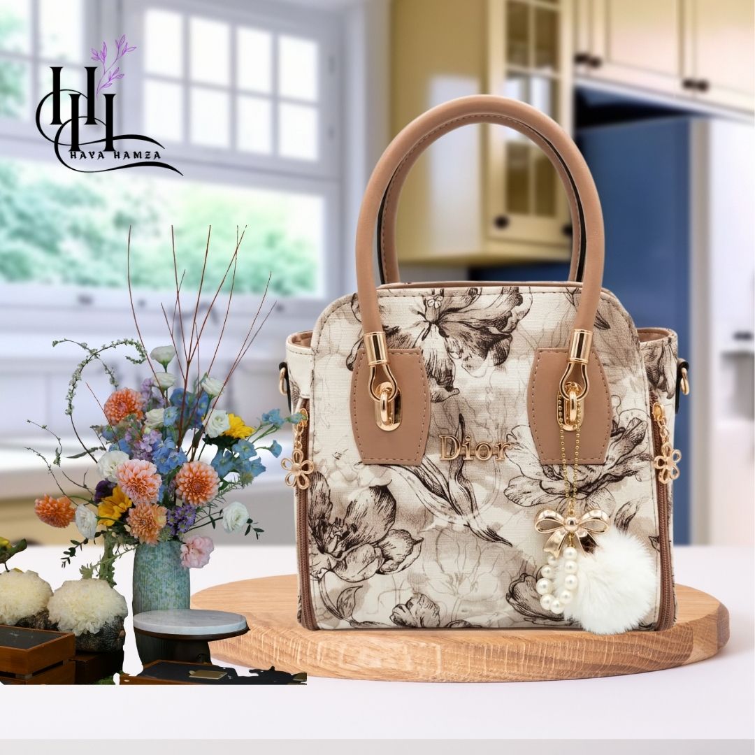 Floral Print Ladies Handbag